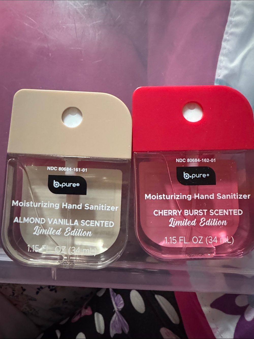 Moisturizing Hand Sanitizer - Almond Vanilla & Cherry Burst (Limited Edition)